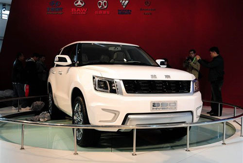 b90——中大型suv 预计上市时间:2012年   b90概念版已于北京车展