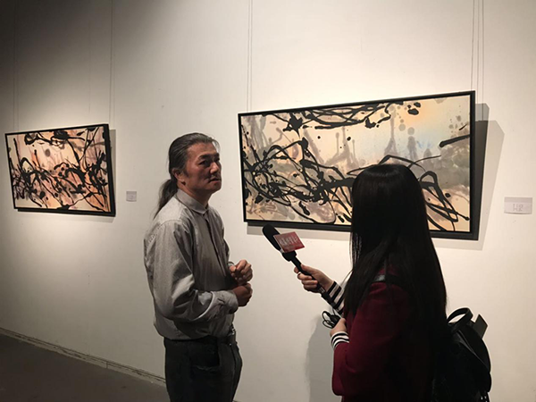"水墨之外"——法籍华人艺术家叶星千作品巡展开启
